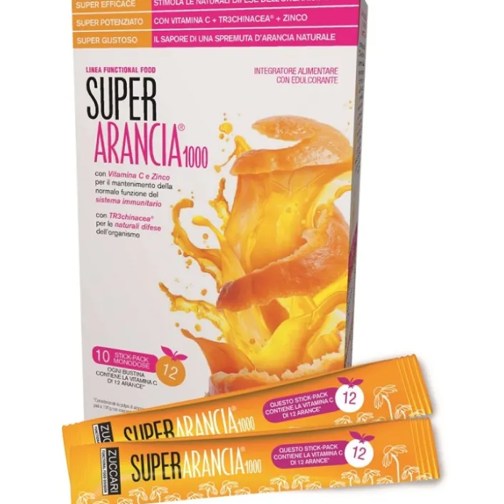 Zuccari Super Arancia 100010 Bustine - Integratore Difese Immunitarie